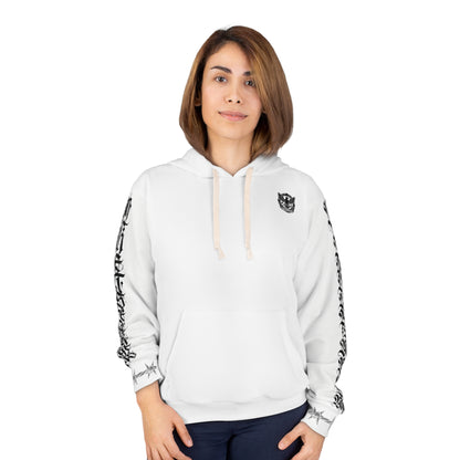 Angel Wing Graphic Hoodie — 'Chosen' Back Cross Design, Gothic Streetwear